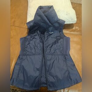Columbia Dark Blue Fleece-Lined Vest